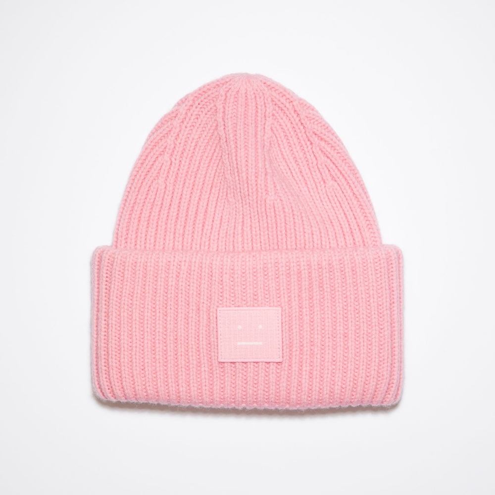 Acne Studio Pink Wool Beanie